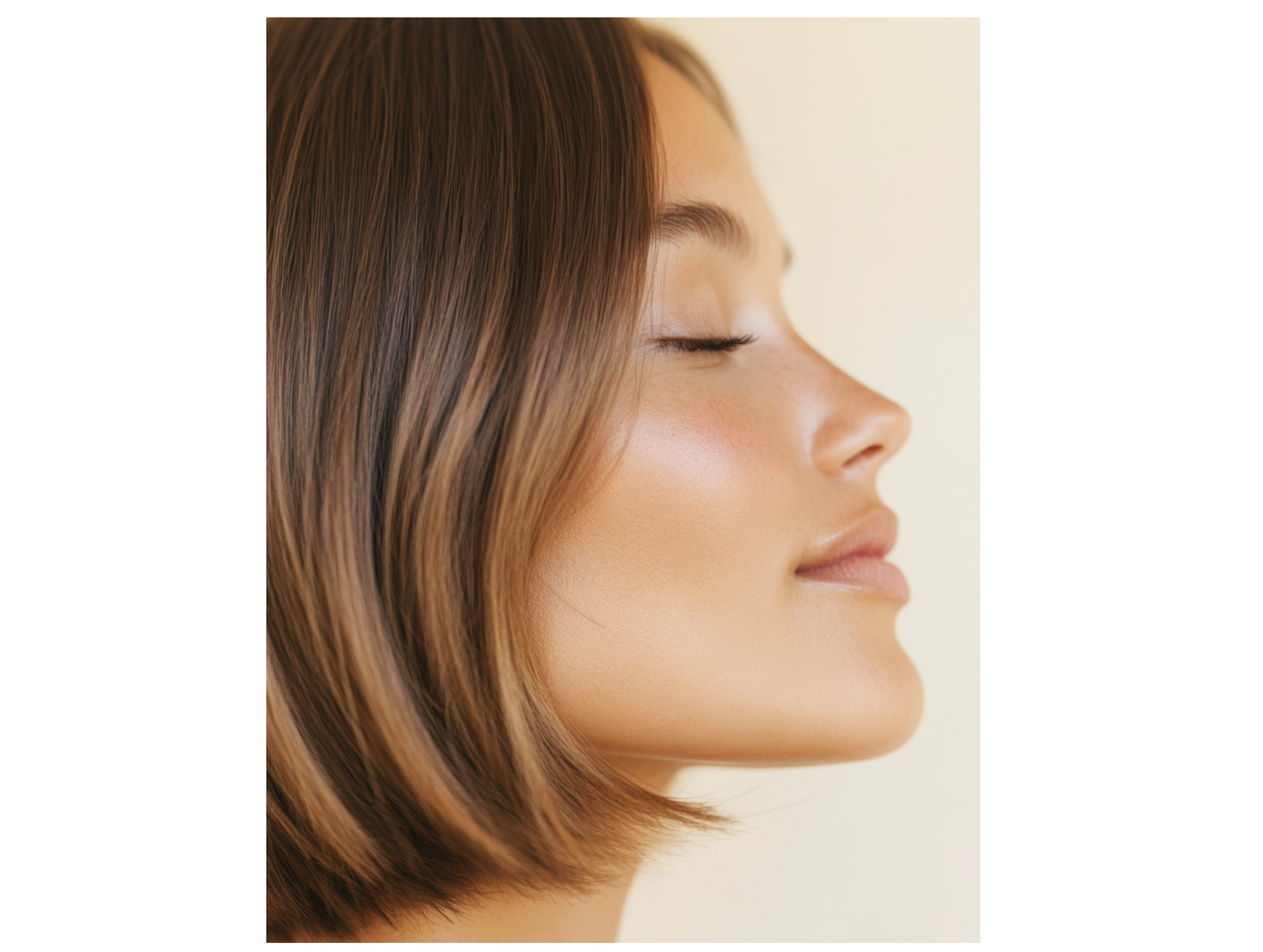 Olorey hair perfume in hair